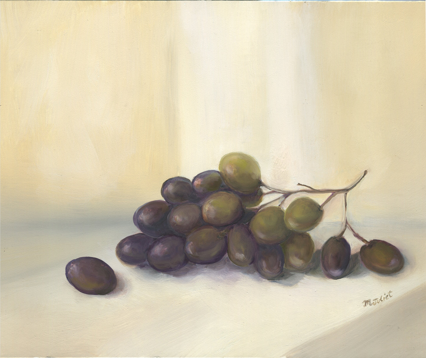 Bunch of Red Grapes